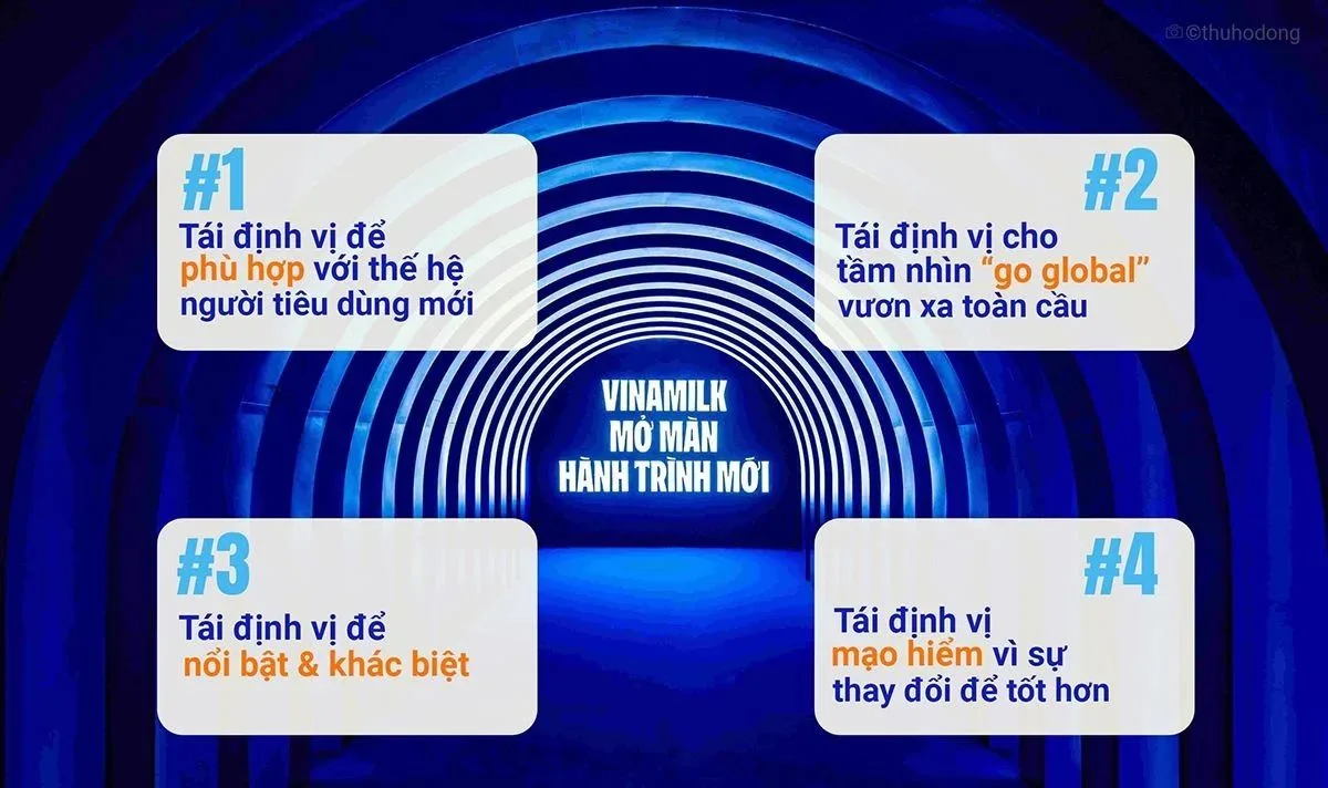 Thiết kế bao bì của Vinamilk đổi mới để thu hút