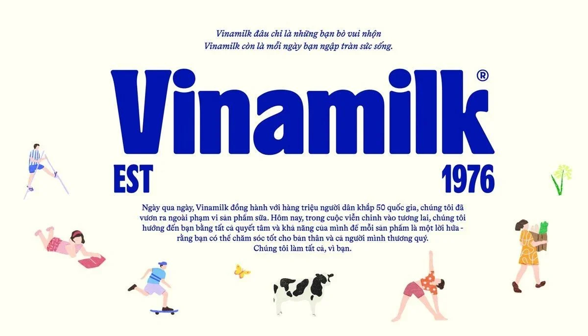 Thiết kế bao bì của Vinamilk đổi mới để thu hút