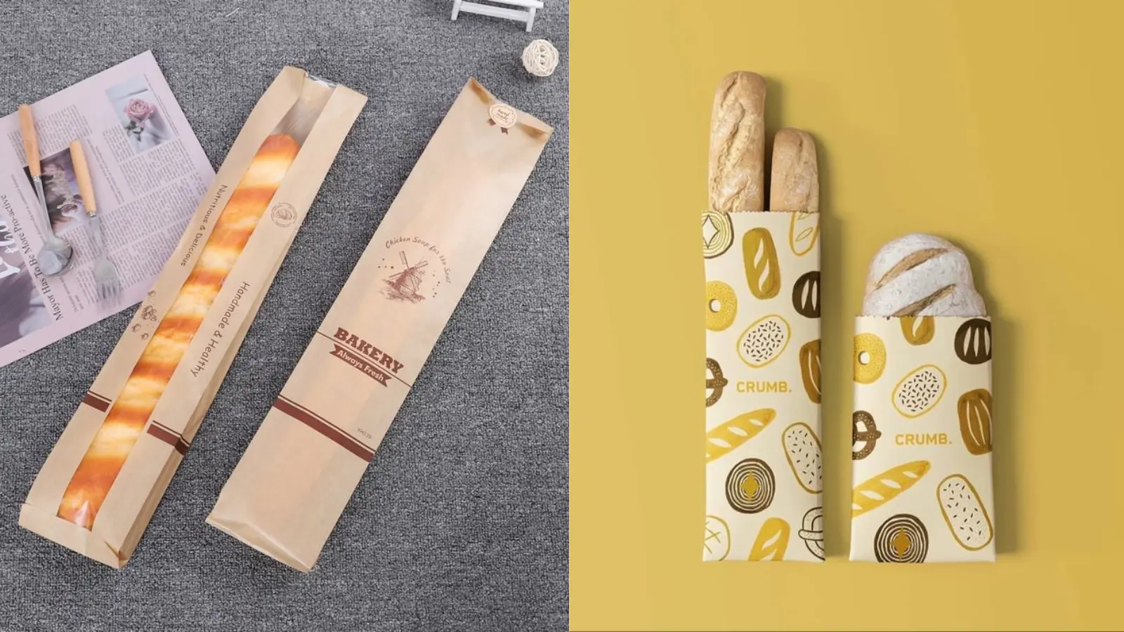 Bao bì bánh mì que: Phân loại và tiêu chí chọn bao bì