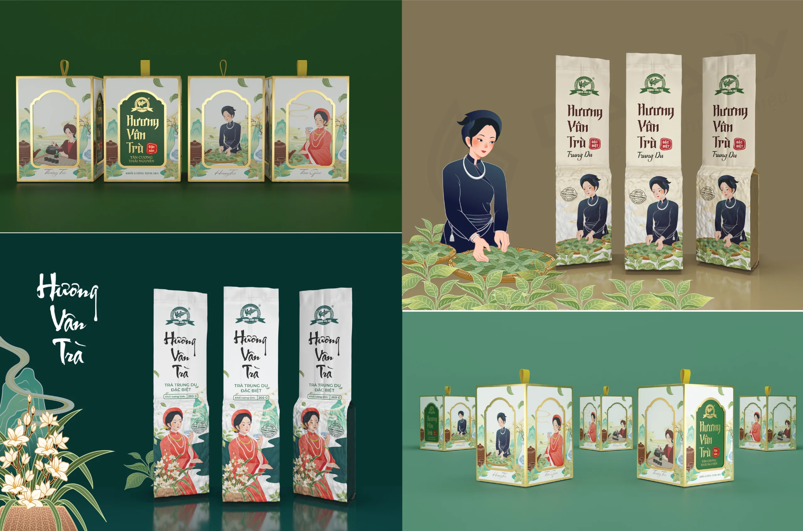 5+ Mẫu bao bì trà đẹp nâng tầm thương hiệu, tăng doanh thu