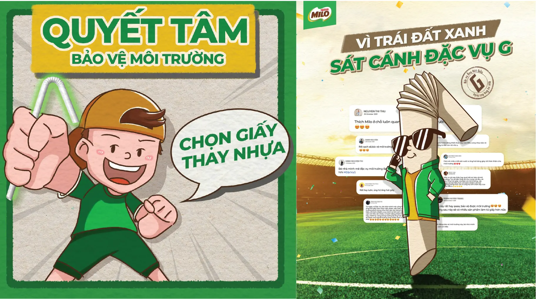Thiết kế bao bì của Milo - giải pháp bao bì bền vững