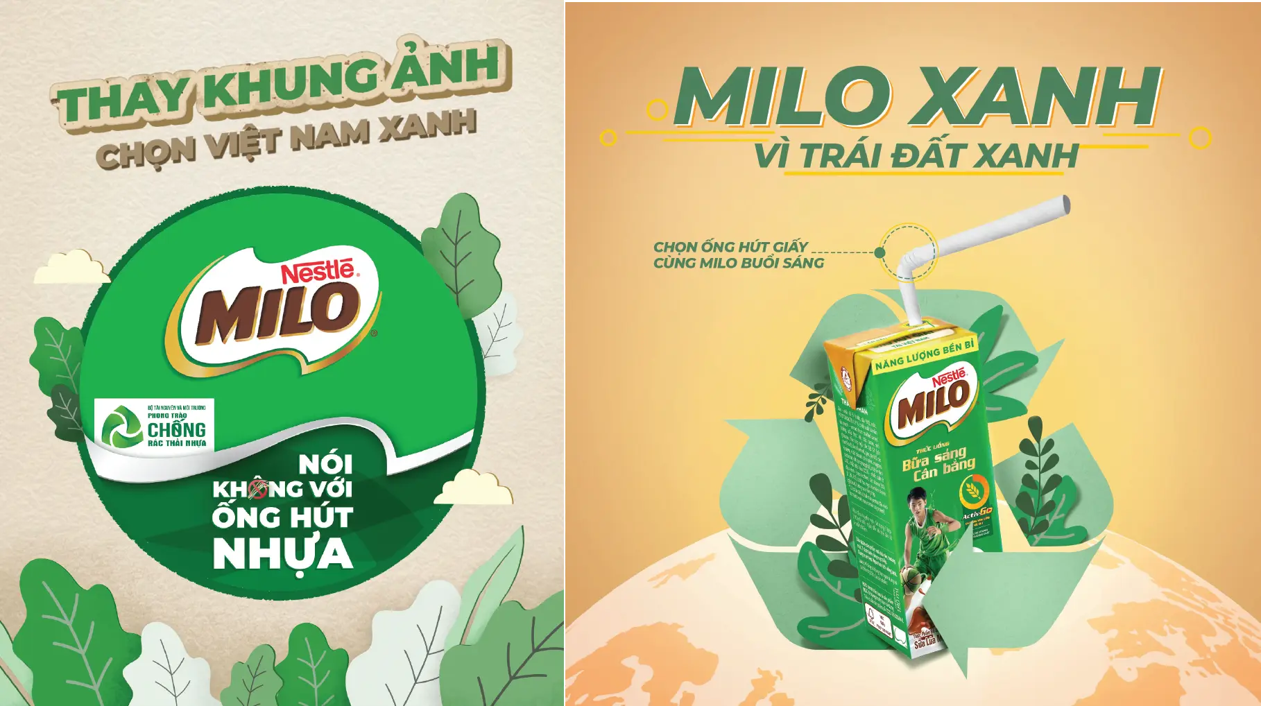 Thiết kế bao bì của Milo - giải pháp bao bì bền vững