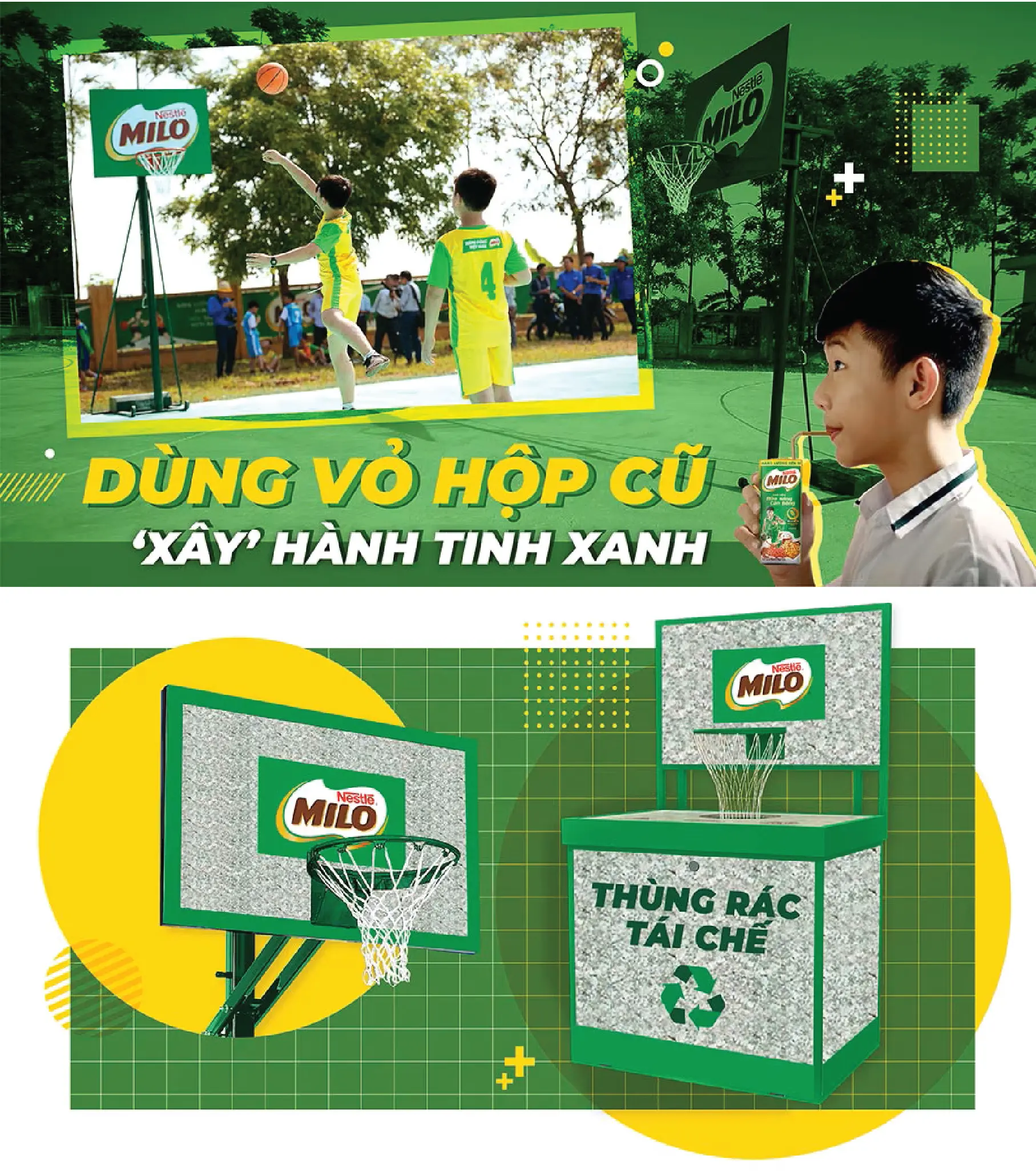 Thiết kế bao bì của Milo - giải pháp bao bì bền vững