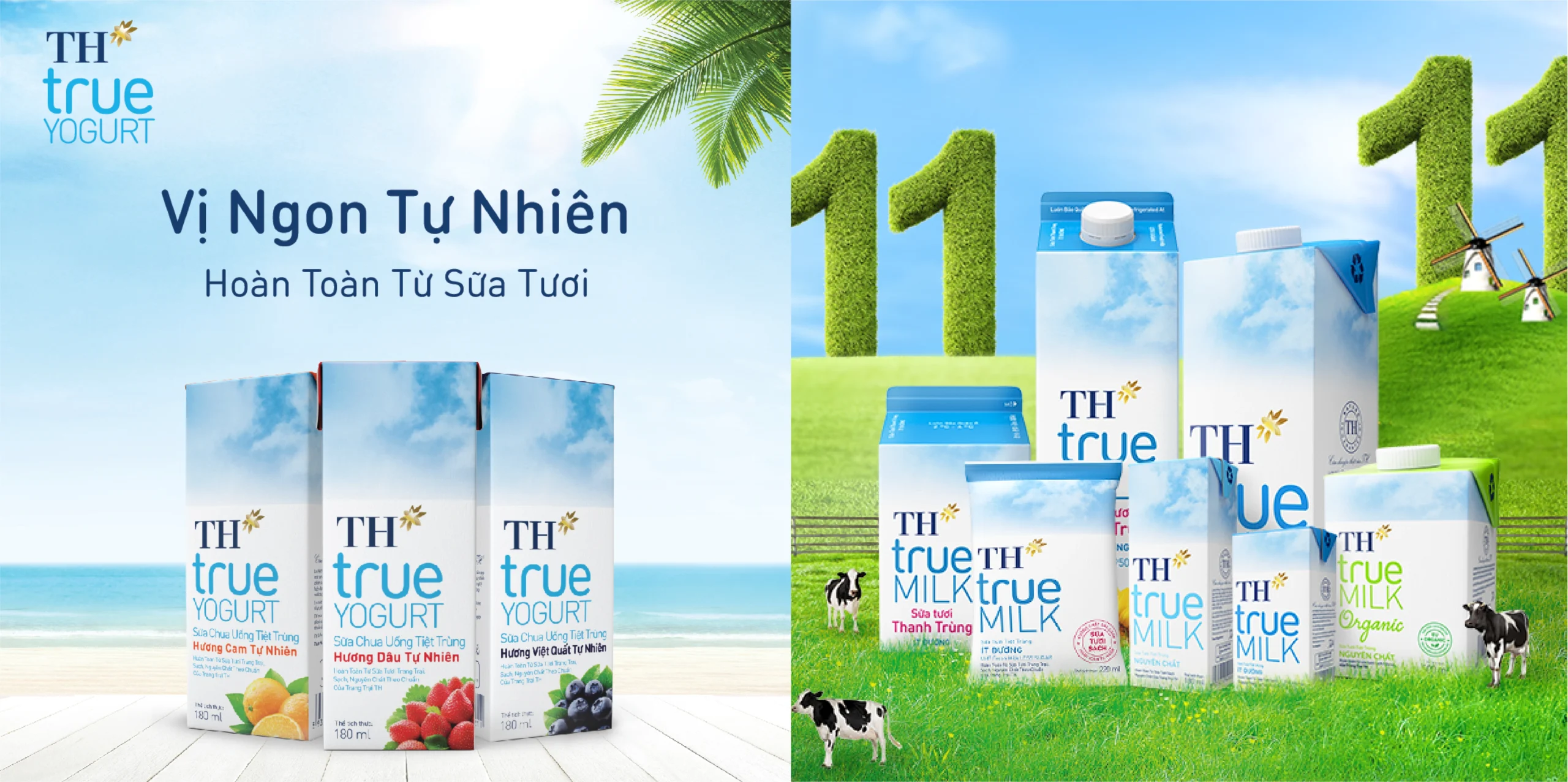 Thiết kế bao bì của TH True Milk khác biệt để thành công