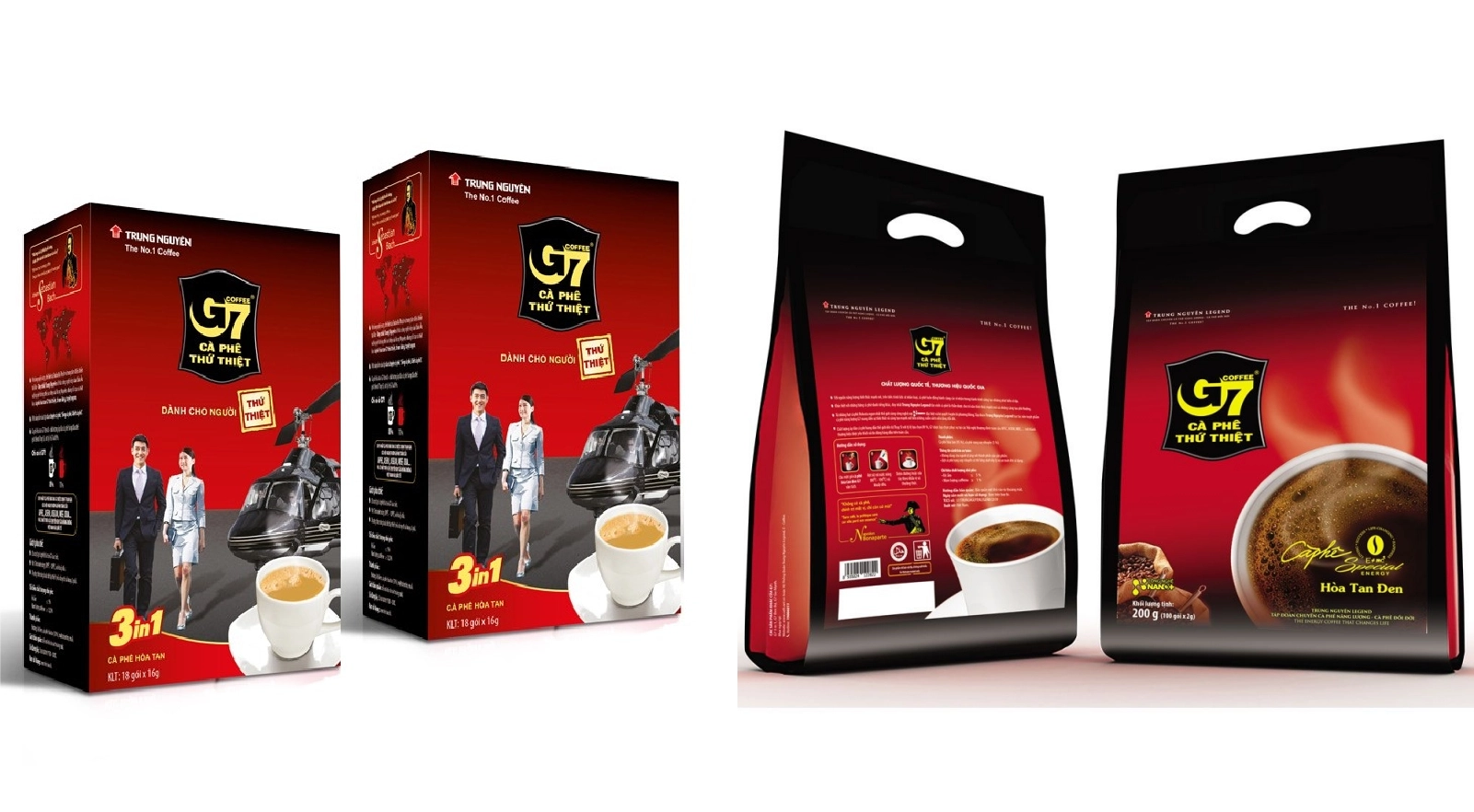 Thiết kế bao bì sản phẩm cà phê G7 nâng tầm thương hiệu Việt
