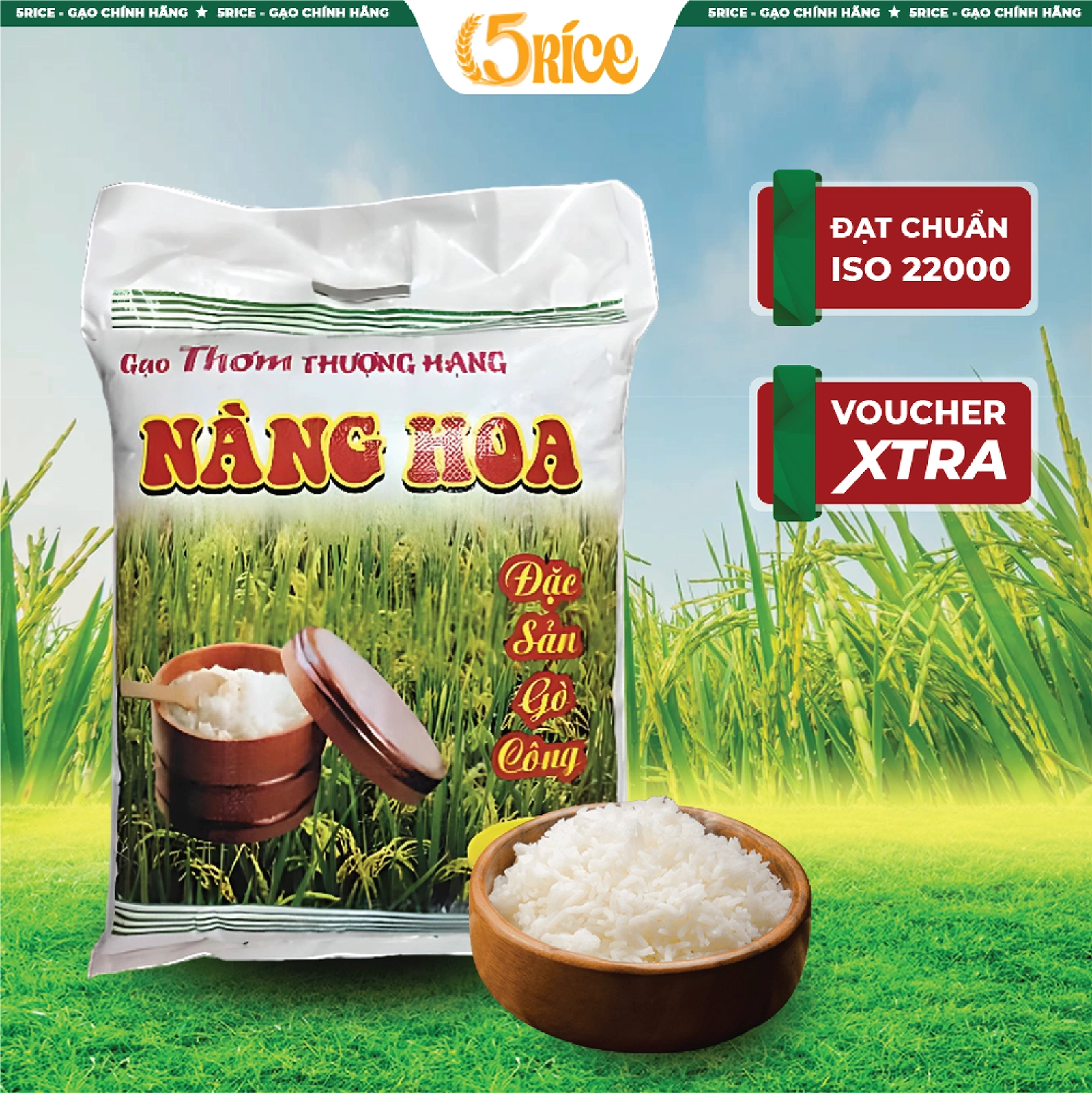 Bao bì gạo xuất khẩu đẹp chinh phục thị trường quốc tế