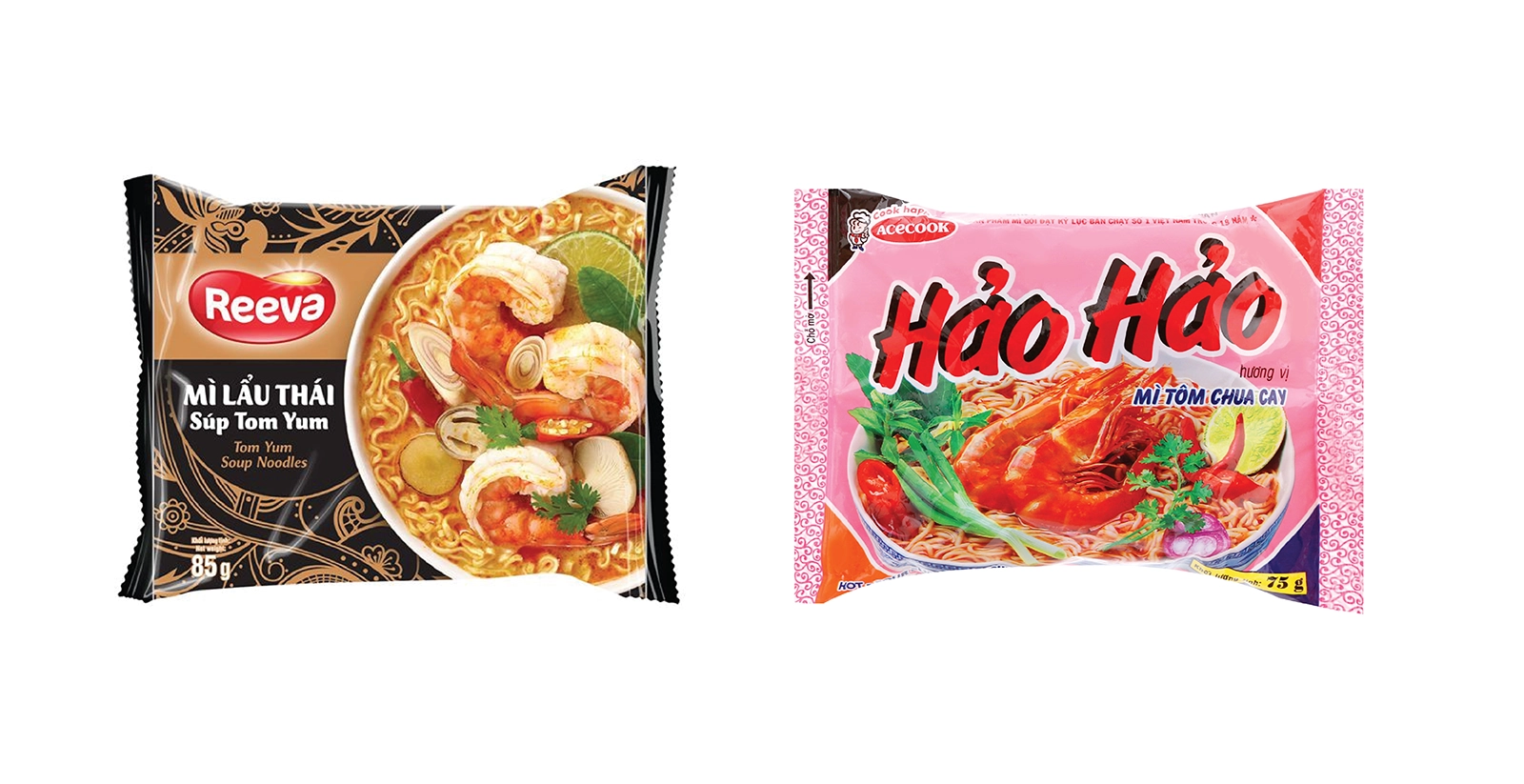 Bao bì mì gói: Chất liệu, màu sắc làm nổi bật sản phẩm