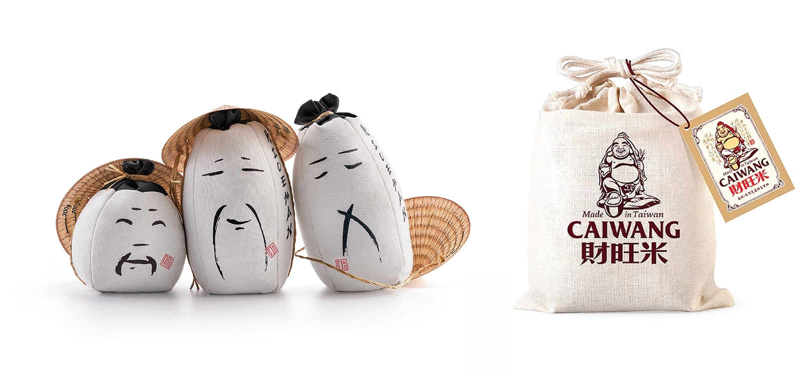 Mẫu bao bì gạo: Kiểu dáng và chất liệu trên thị trường