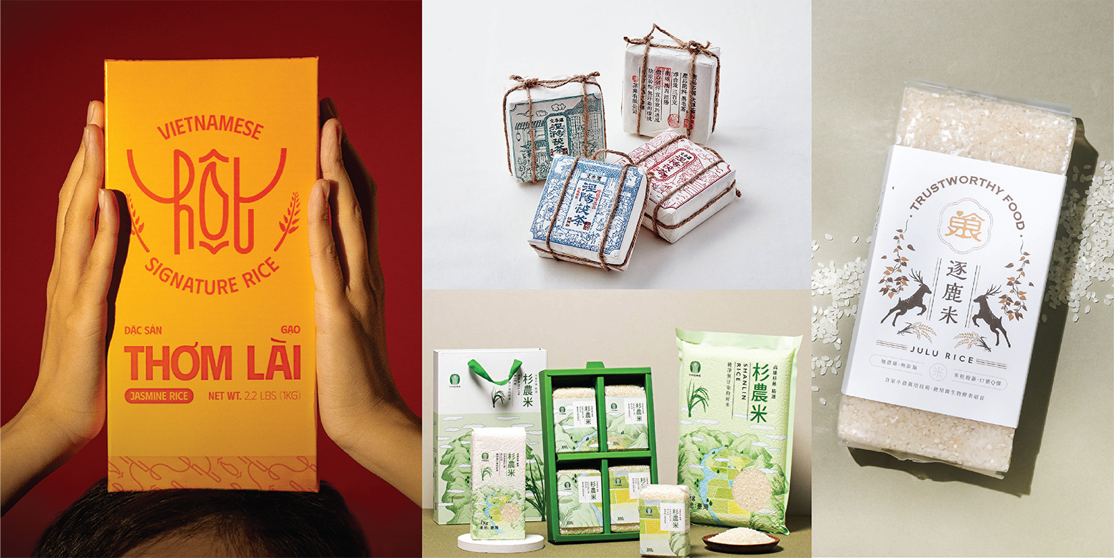 Thiết kế bao bì gạo độc đáo - bước đệm chinh phục thị trường cạnh tranh