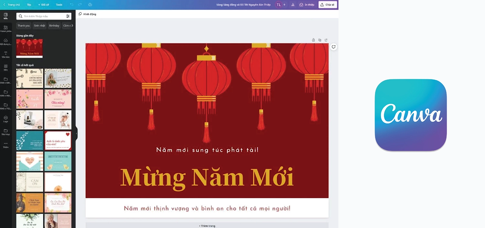 Thỏa sức thiết kế bao lì xì online độc đáo với công cụ đơn giản