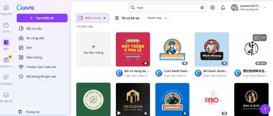 Hướng dẫn thiết kế logo canva dễ dàng cho người mới – Ai cũng làm được