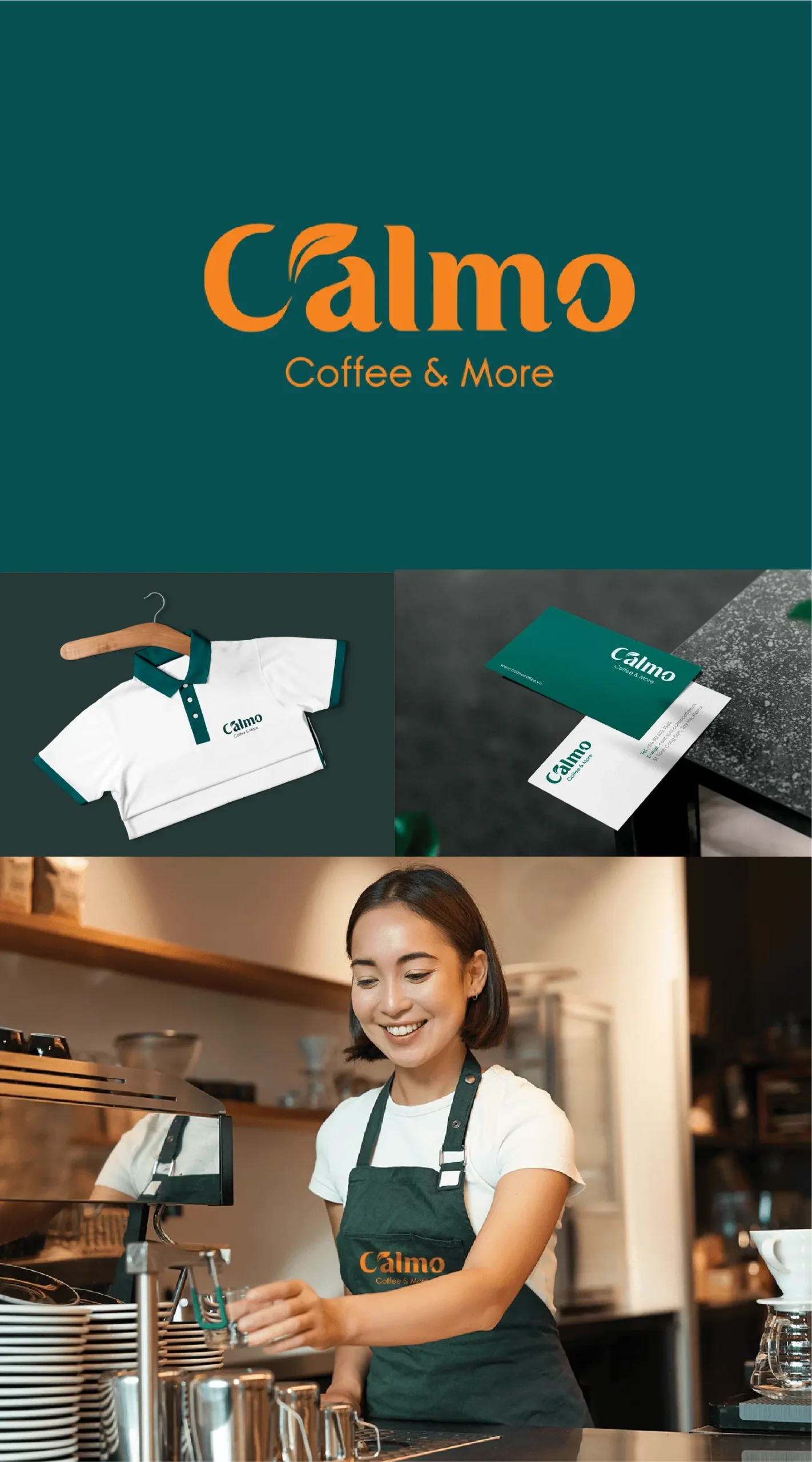 Logo Calmo do Guru Design trực tiếp thiết kế