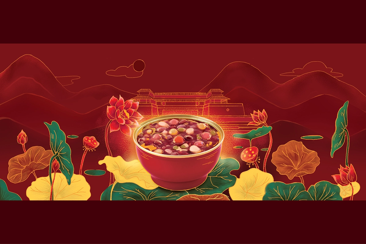 Tranh vẽ Cháo Sen Bát Bảo 25 Tranh vẽ Cháo Sen Bát Bảo