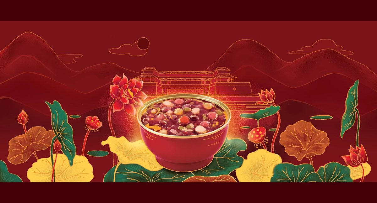 Tranh vẽ Cháo Sen Bát Bảo 31 Tranh vẽ Cháo Sen Bát Bảo