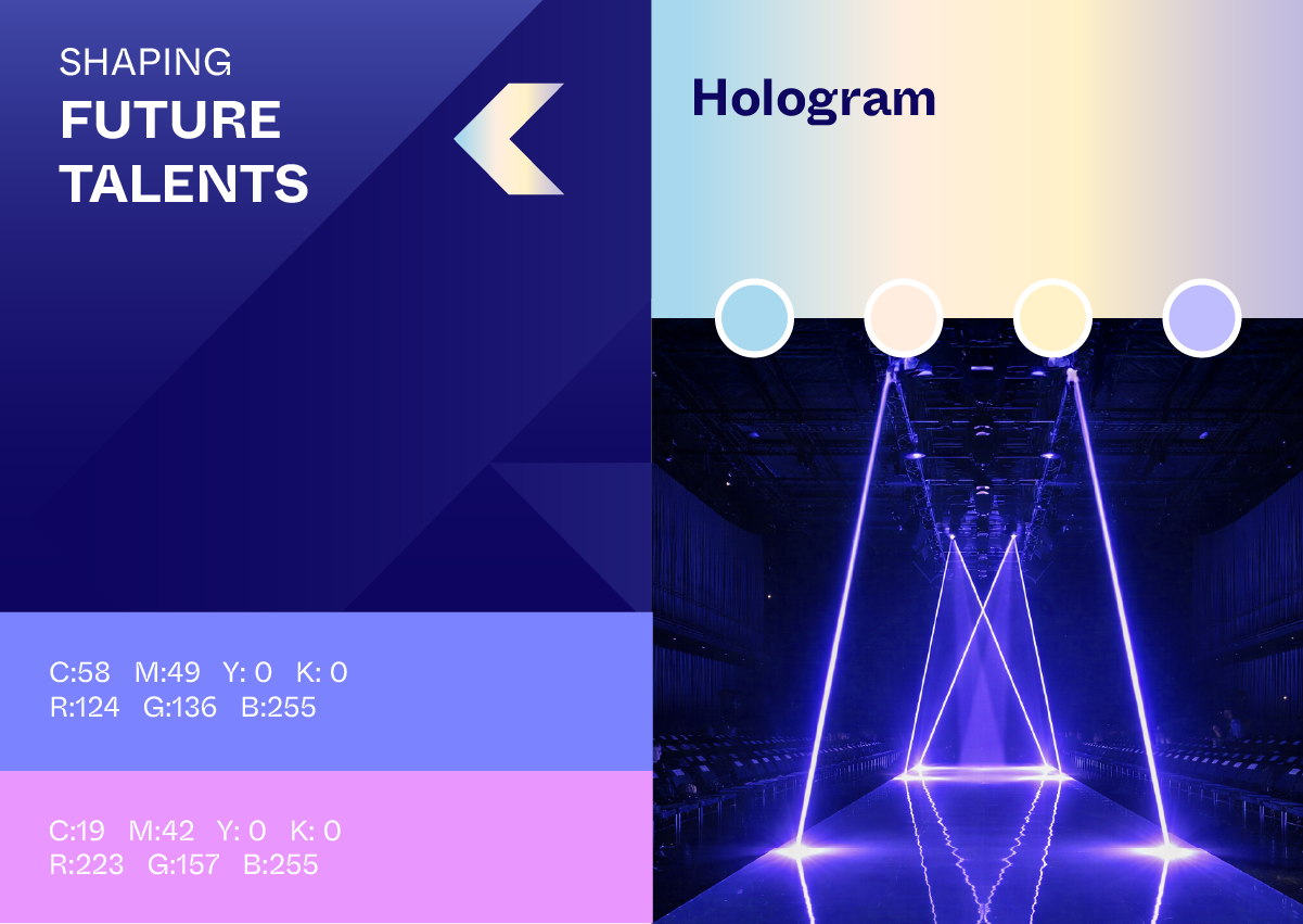 Thiết kế logo và nhận diện thương hiệu C.Art Academy do Guru Design thực hiện, triển khai bộ màu nhận diện của thương hiệu