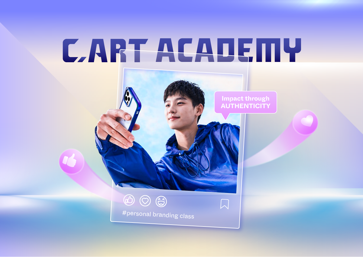 Thiết kế logo và nhận diện thương hiệu C.Art Academy do Guru Design thực hiện, thiết kế social post cá tính, hiện đại